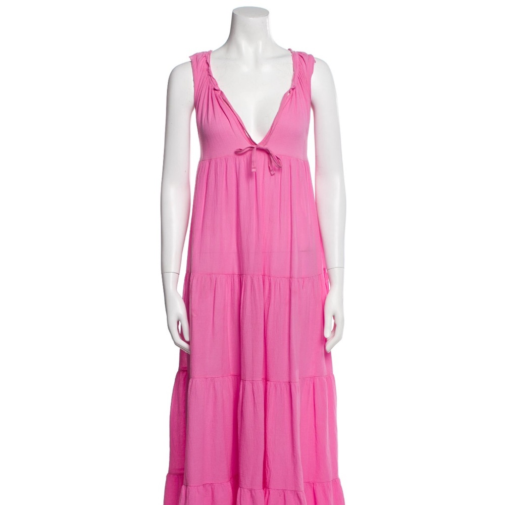 Pink maxi dress